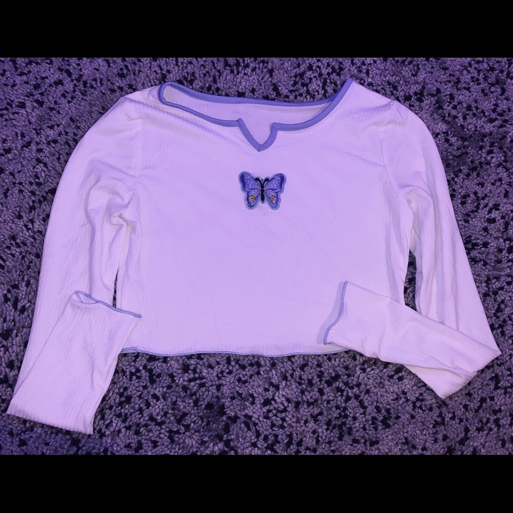 Long Sleeve Crop Top